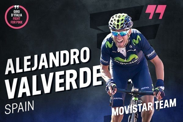 Alejandro Valverde. Uspje pi debutu na Giru?