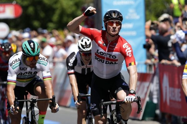 Andr Greipel vyhrl prvn etapu Tour Down Under.