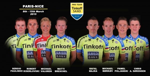 Tinkoff Saxo povede na Pa - Nice Rafal Majka