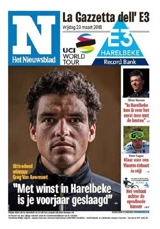 Favoritem je obhjce van Avermaet