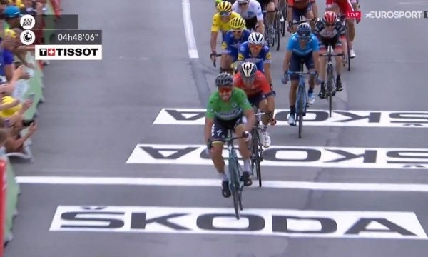 Peter Sagan vyhrl i 5. etapu TDF