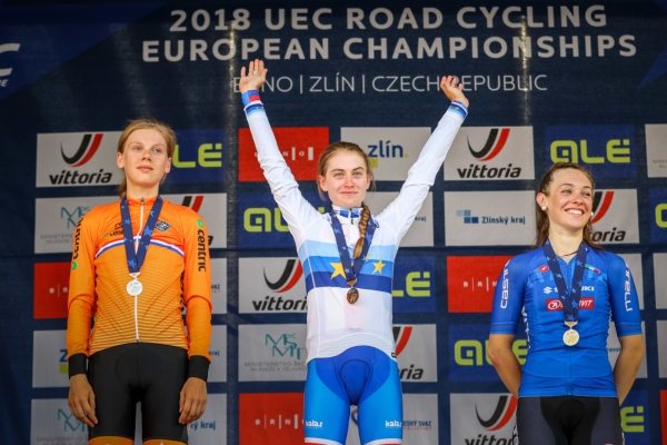 Podium ME U23 eny