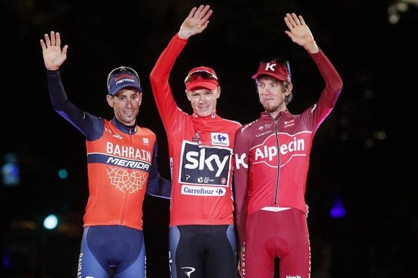 Podium Vuelta Espaa 2017