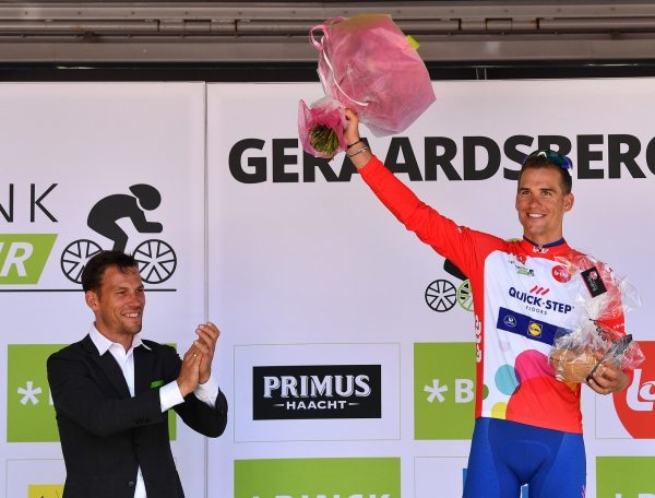 Zdeněk Štybar získal na Binck Bank Tour bodovací dres