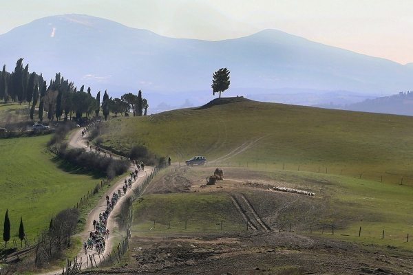 Strade Bianche - bl cesty...a taky hodn nron...