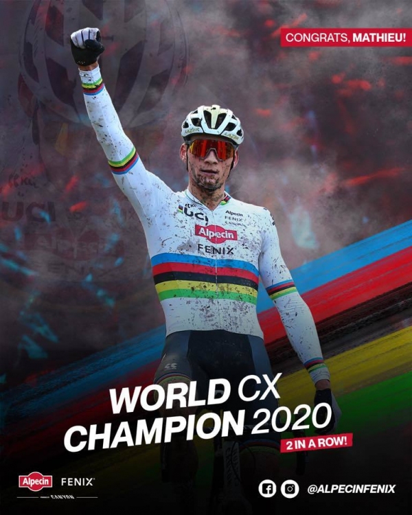 Mistr světa v cyklokrosu Mathieu van der Poel