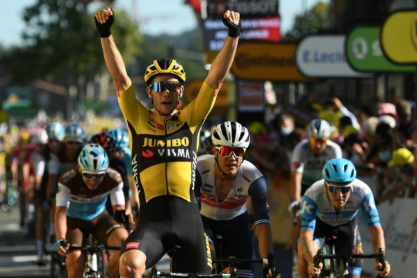 Wout van Aert vyhrl 7. etapu TdF