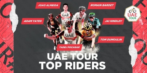 TOP závodníci na UAE Tour 2022