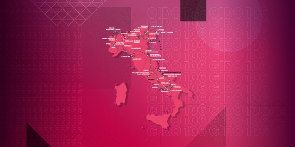 Mapa Giro 2023