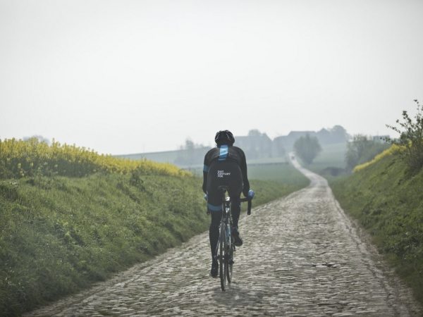 Bradley Wiggins v přípravě na Paříž-Roubaix