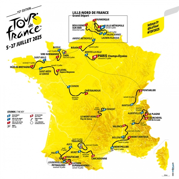 Mapa TDF_2025