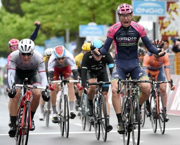 Sacha Modolo z Lampre vyhrl 13. etapu Giro d´Italia