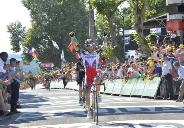 Joaquim Rodriguez slavil na jednom z veleslavnch kopc