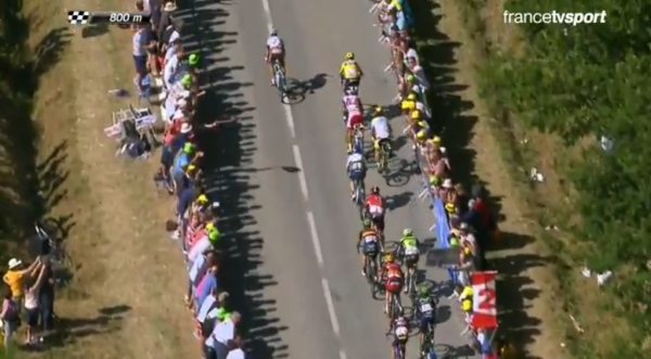 Rozhodujc moment 8. etapy Tour de France