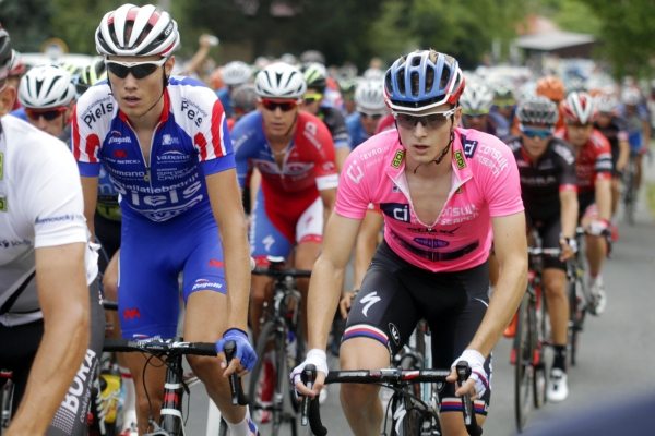 Petr Vako v dresu ldra Czech Cycling Tour