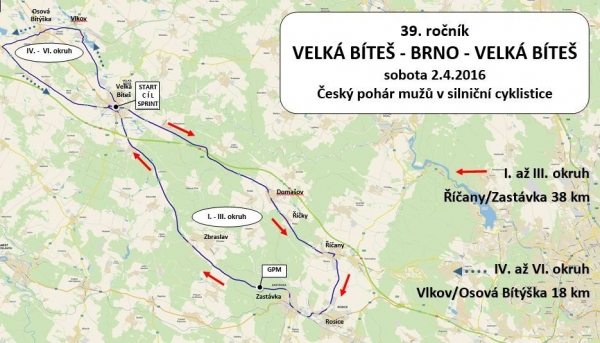 VB-Brno-VB trasa zvodu