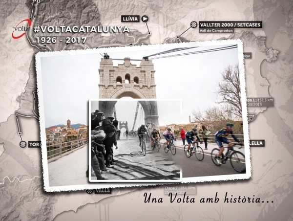 98. ronk Volta a Catalunya startuje v pondl