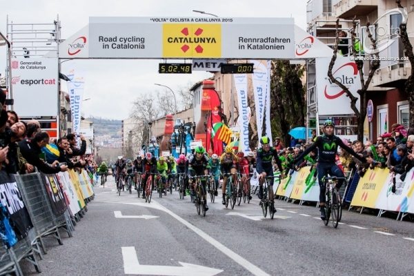 Alejandro Valverde vtz ve 2. etap Okolo Katalnska