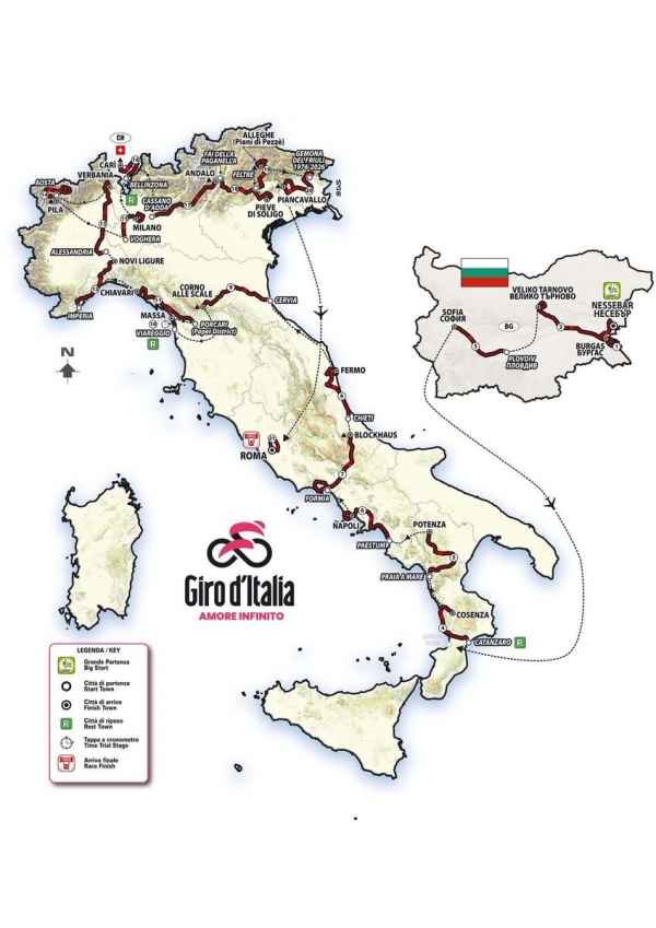 Giro mapa