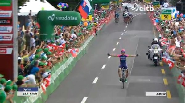 Kristijan Durasek vyhrl 2. etapu Tour de Suisse